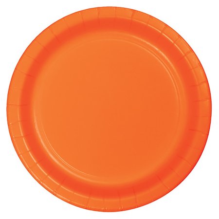 TOUCH OF COLOR 9" Sunkissed Orange Paper Plates 240 PK 47191B